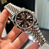 Rolex Datejust Chocolate Dial Two-Tone Jubilee Watch